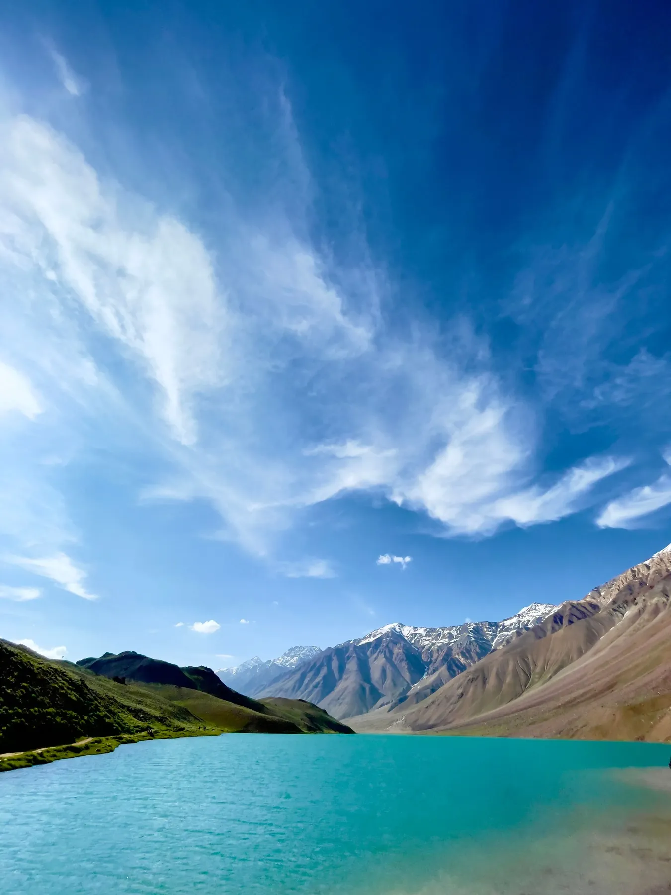 Representative Himalayan mountain lake landscape